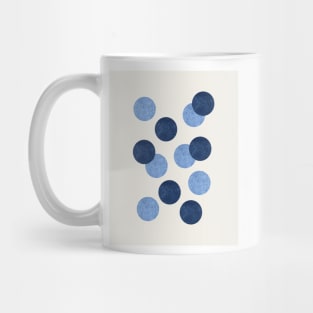 Bubbles - Navy Blue Mug